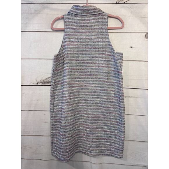 Akemi + Kin Size SM Dress Sleeveless Stripes Cowl Neck Anthropologie - Picture 2 of 6